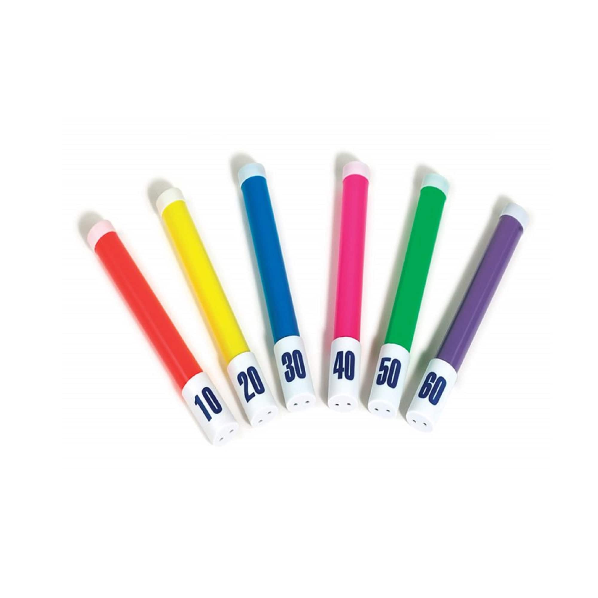 Swim Central 8.25" Vibrantly Colored Flexible Dive Stick Swimming Pool Toy Set